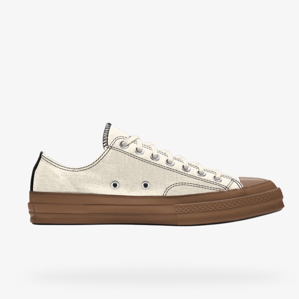 Converse Chuck Taylor All Star By You Gum Sole Low Tops